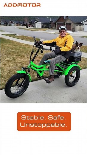 Addmotor 360 Semi - Recumbent eTrike — Built for All Seasons