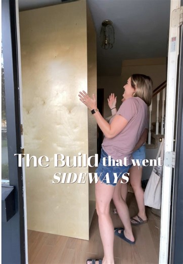 I learned the hard way 🤦🏼‍♀️... but you don’t have to! 🤎 This linen cabinet fiasco taught me a valuable lesson! One that I now teach inside my DIY Cabinetry Course! 👩‍🏫 Ready to build your own cabinets? 🙋🏼‍♀️ My course is built for beginners and takes away all the guesswork! It’s a complete roadmap for turning plywood into cabinets you’re proud of! ✨ 🪚Join the Cabinetry Course at the link in my bio! #diycabinets #customcabinetry #diyprojects #diyhomeprojects #diyhome #diytips