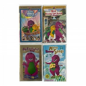 Barney Home Video VHS LOT Barney’s Big Surprise, More Barney Songs, Sing & Da… | eBay