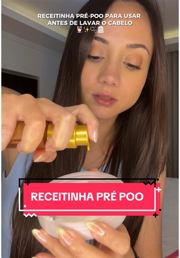 Receitinha pré poo para usar antes de lavar o cabelo!