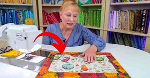 How To Make Fall Placemat Quilt Tutorial