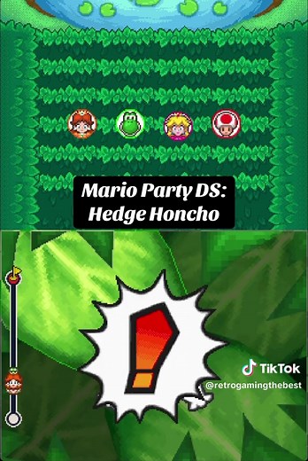 Mario Party DS: Hedge Honcho Gameplay