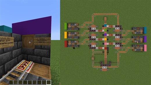 I created a modular and infinitely expandable railway junction that allows travel FROM any station TO any station while AFK