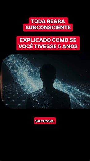Pare de lutar contra a sua vida e comece a programar seus resultados. 🧠✨ Você sabia que sua mente subconsciente é como um robô gigante e invisível que segue cada comando seu — até mesmo aqueles que você dá por engano? A maioria das pessoas tem dificuldades porque não conhece as