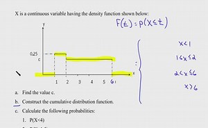 General Probabilities without Integrals: Exercise 1