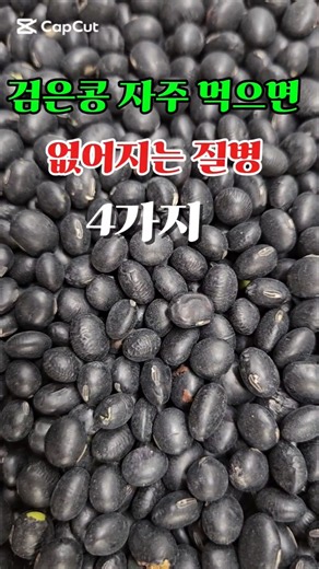 검은콩 자주 먹으면 없어지는 질병 4가지 #검은콩효능 #건강밥상 #영양식 #건강정보 #건강식