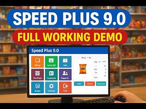🔥 Speed Plus 9.0 in Action! | 🚀 Smart Store Billing Software |👉 Full Working Demo with Live Features