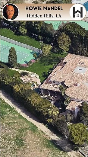 Howie Mandel's $10M Hidden Hills Mansion #celebrityhouses #hollywoodhomes #howiemandel
