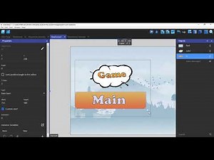 Tutorial Membuat Game Dengan GDevelop Membuat Menu Utama Game