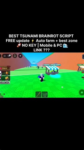 growex.site on Instagram: "🌊 Escape Tsunami Script (Brainrots) NO KEY | Remove Tsunami + Teleport All Zones (Mobile & PC) #robloxgames #script #tsunami"
