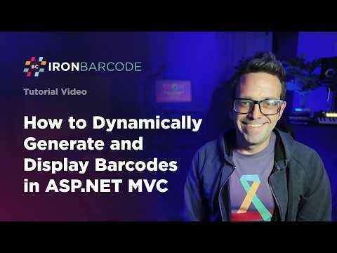 How to Dynamically Generate and Display Barcodes in ASP.NET MVC