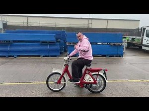 1967 Honda P50 test ride, bicycle mode and engine mode