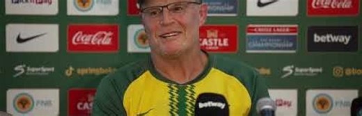 Springbok post-match media conference in Durban