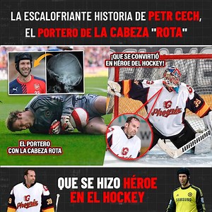 La ESCALOFRIANTE HISTORIA de Petr Cech, el portero de la CABEZA ROTA que se hizo HÉROE EN EL HOCKEY #PetrCech #Futbol #Portero | La Gambeta