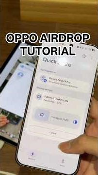 Tutorial Airdrop dari OPPO ke iPhone #oppo #iphone #airdrop