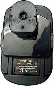 AuthFrank BPS18RL Battery Adapter for Black&Decker for Porter Cable for Stanley 20V Lithium Battery for Ryobi 18V P108 Battery
