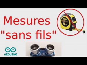 [Arduino] Mesures "sans fils" avec un capteur ultrason et Arduino.