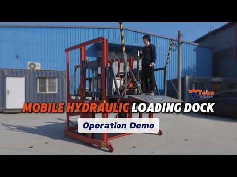Mobile Hydraulic Loading Dock | Operation Demo