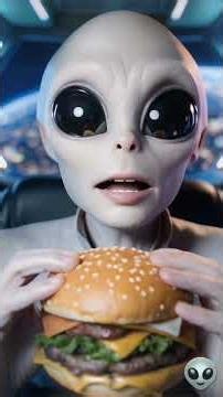 ALIEN TRIES USA FOOD FOR THE FIRST TIME 😱😱