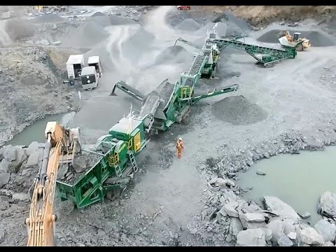 Processus de concassage des granulats