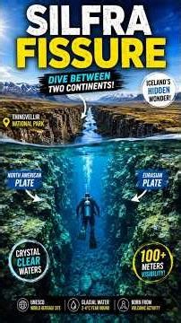 "This Crack in the Earth Will Blow Your Mind (Silfra, Iceland)"🌍Silfra Fissure.#silfrafissure