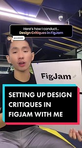 #ad How I conduct Design Critiques in FigJam @figmaofficial ! Link in bio to try FigJam~ ✨#uiuxdesign #productdesign #uidesign #uxdesign #ui #ux #figma #figmadesign #figmatutorial #figjam