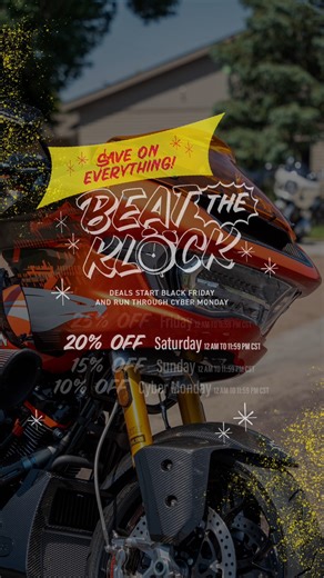 Black Friday’s 25% OFF window is officially closed. The Klock flipped, and we’re on to the next tier. For today only, you get 20% OFF sitewide until 11:59 PM CST Today’s Deal: ❌ 25% OFF (Closed) ✅ 20% OFF Sitewide - Saturday (12 am to 11:59 pm CST) 👊🏻⏰🔥 ☑️ 15% OFF Sitewide - Sunday ☑️ 10% OFF Sitewide - Cyber Monday Time is moving whether you are or not. #GetKlocked | #BlackFriday #KlockWerks | Klock Werks