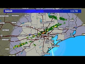 RADAR: Rain moving across the Houston area