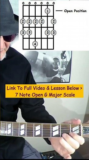 Open G Major Scale - Easy Beginner Acoustic Guitar Lesson