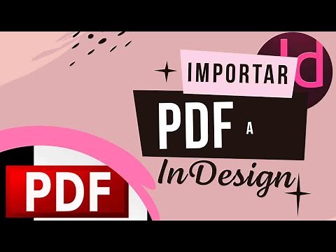 Importar pdf a indesign