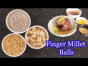 Finger Millet Balls | Homemade Ragi Mudda | Easy Cooking Hut