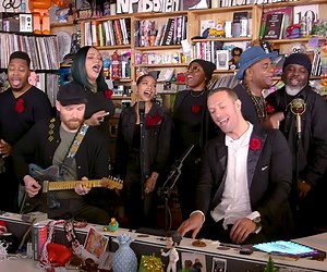 Coldplay and a Choir Charm at NPR's Tiny Desk Concert