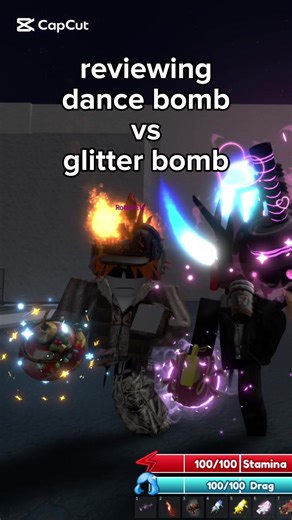 Dance Bomb vs Glitter Bomb Showdown in Roblox