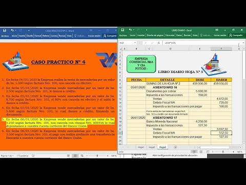 COMO SE REGISTRA UN ASIENTO DE VENTA - LIBRO DIARIO - CONTABILIDAD BASICA