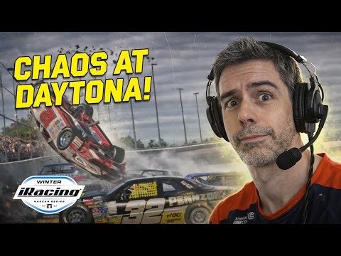 💥 Chaos at Daytona | iRacing Oval Gameplay - Live stream highlights