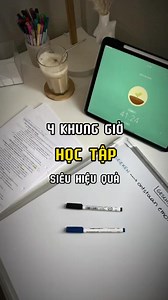 4 khung giờ học tập siêu hiệu quả #cmath #tipshoctap #hoctap | Câu lạc bộ Toán học muôn màu
