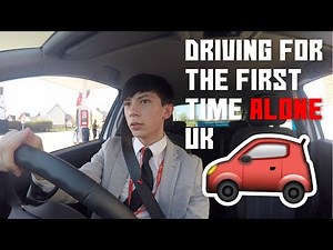 DRIVING ALONE FOR THE FIRST TIME UK 2018! (SCHOOL, PETROL AND MORE!)😱