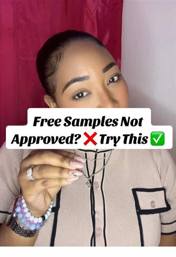 If you’re requesting free samples and not being approved. Try this #freesamples #approvedsamples #approvedfreesample