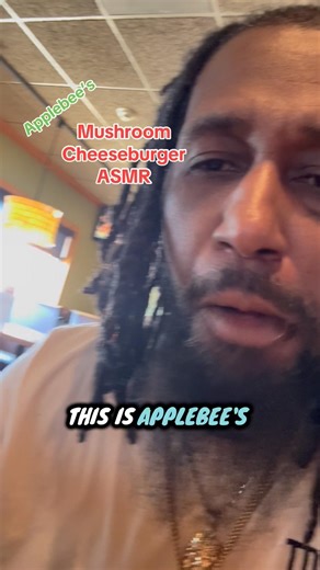 Soldier 4 God Eats Applebee’s Mushroom Burger #asmr #asmrsounds #asmrvideo #asmreating #asmrshorts