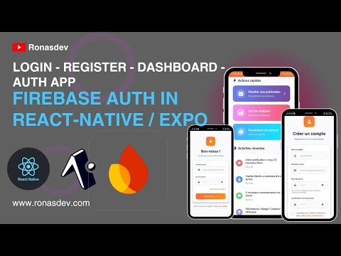 FIREBASE AUTH en 60 MIN L'App Mobile COMPLÈTE que PERSONNE ne t'Apprend !