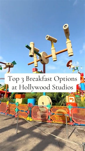 My top 3 Breakfast options at Hollywood Studios 🍳🥓🧇 Enjoy!! ✨ #disneyfood #disneyworld #disney