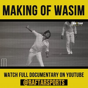761K views · 10K reactions | How Wasim Akram’s Cricket Journey Began, Watch full documentary on YouTube at Raftar Sports #WasimAkram #RaftarSports | Raftar Sports | Facebook