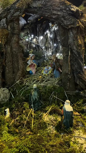 Beautiful Outdoor Nativity Scene Setup
