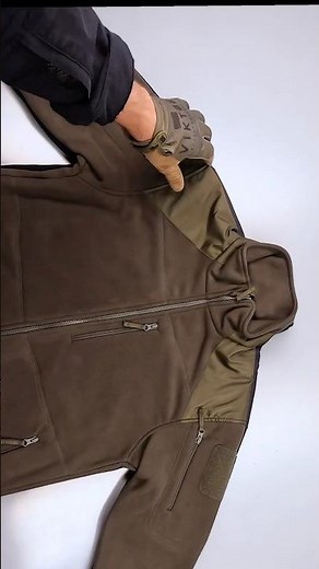 Fleece Jacket UATAC Gen 3 Microfleece Black