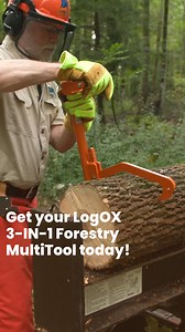 If you work with a chainsaw, log splitter, or portable sawmill, this is a MUST HAVE tool! The LogOX 3-in-1 Forestry MultiTool patented design allows you to lift log rounds off the ground, to move of load a splitter, without bending over. Proven by Fairfield University School of Engineering to reduce back strain by 93% and Arm strain by 76% compared to lifting rounds by hand. Its modular replaces three tools; a hauler, cant hook, and timberjack, in one tough, back-saving system. Built in the USA,