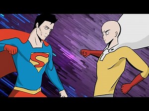 ONE PUNCH MAN VS SUPERMAN fan animation
