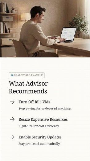 Day-98: Azure Advisor – Get Smart Recommendations for Better Performance & Savings | DevOps