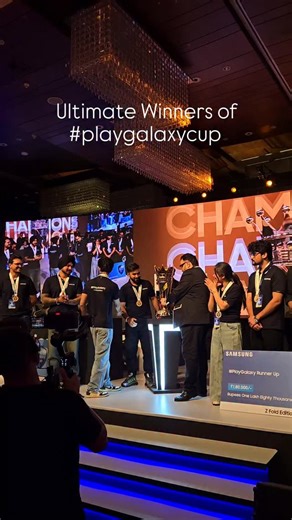 UPTHRUST ESPORTS | Winners of #playgalaxycup @techno_gamerz and team #PlayGalaxy #GalaxyZfold7 #GalaxyAl #Samsung | Instagram