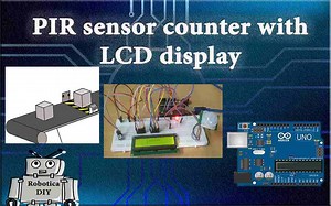 LED motion counter with randomized numbers