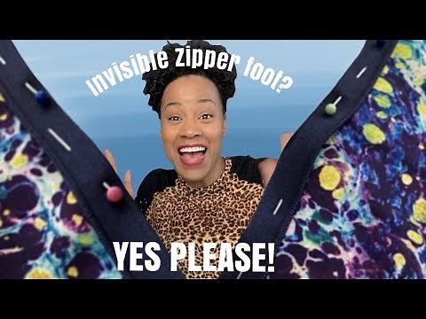 Invisible Zipper Foot - How to Install the Invisible Zipper With the Correct Foot!